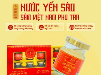 Hộp 6 Hủ Nước Yến Sào Sâm Việt Nam Phu Tra