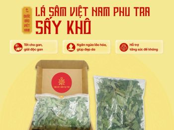 Lá Sâm Việt Nam Sấy Khô