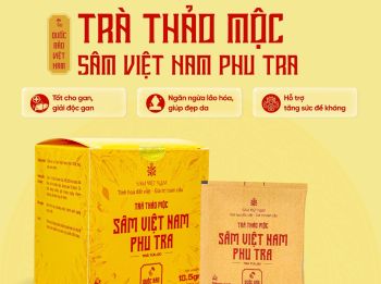 Trà thảo mộc Sâm Việt Nam Phu Tra