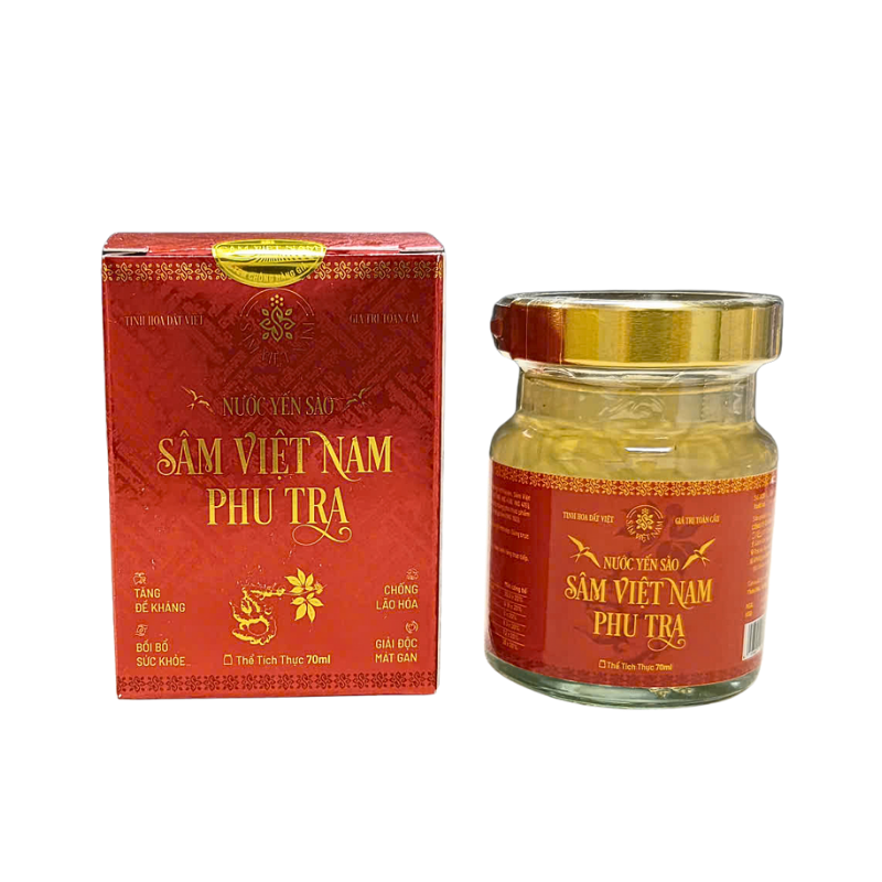 NƯỚC YẾN SÀO SÂM VIỆT NAM PHU TRA - 70ML